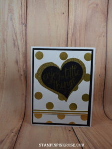 Stampin’ Up! CAS Special Occasion or Friendship card made with Loving Layers stamp set and designed by Demo Pamela Sadler. See more cards at stampinpinkrose.com #stampinpinkrose