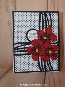 Stampin' Up! birthday card with Swirly Bird and Botanical stamp set. Designed by demo Pamela Sadler. To see more cards at stampinpinkrose.com #stampinpinkrose