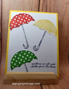 Stampin’ Up! CAS Get Well card made with Weather Together stamp set and designed by Demo Pamela Sadler. See more cards at stampinkrose.com #stampinkpinkrose#etsycardstrulyheart