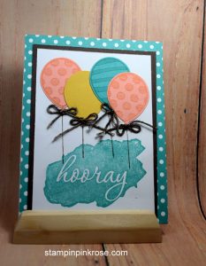 Stampin’ Up! Birthday card made with Reverse Words stamp set and designed by Demo Pamela Sadler. See more cards at stampinkrose.com #stampinkpinkrose #etsycardstrulyheart