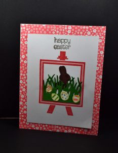 Stampin’ Up! Easter card made with Painter’s Palette stamp set and designed by Demo Pamela Sadler. See more cards at stampinpinkrose.com #stampinkpinkrose #etsycardstrulyheart